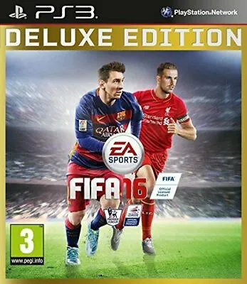 FIFA 16 2016 Deluxe Edition PS3 PlayStation 3 Video Game Football Soccer UK Rels • £19.99