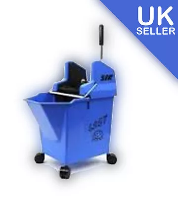 BLUE Kentucky Mop Bucket And Wringer SYR Ladybug With Portion Control 9 Litre • £41.95