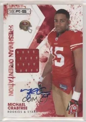 2009 Donruss Rookies & Stars Signatures /100 Michael Crabtree #27 Rookie Auto RC • $17.45