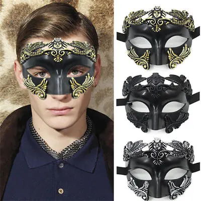 Party Half Face Fake Mask Unisex Masquerade Costume Halloween Supplies Masks Hot • £6.39