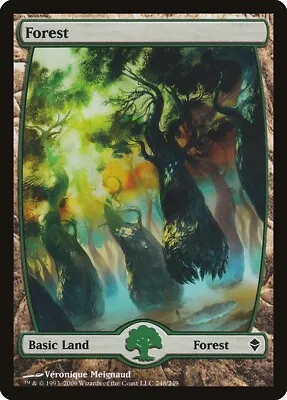 Forest 248 FULLART *PLAYSET* 4x MtG Zendikar ZEN SP/NM • $5.75