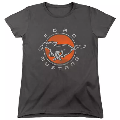 FORD MUSTANG MUSTANG CIRCLE Licensed Women & Junior Graphic Tee Shirt SM-2XL • $24.95