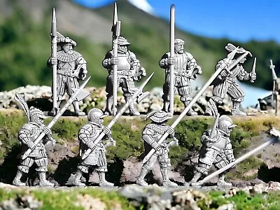 C15th/16th Empire (Germanic) Light Infantry 8 Figures Wargames & Collectors 28mm • $15.99