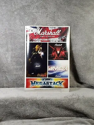 Marshall Amplification 5 Sticker Sheet Megadeth • $5