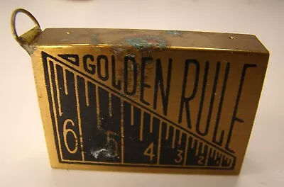 Vintage Phi Fibbonacci Tape Measure - Sewing Gold Golden Rule Cloth Measure • $14.55