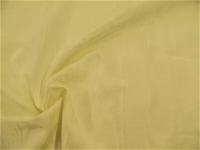 Discount Fabric Moire` Bengaline Faille Creamy Yellow QQ45 • $2.99