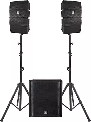 PRORECK Club 3500 15 Inch Subwoofer 3000W DJ Powered PA Array Speaker System • $485.99