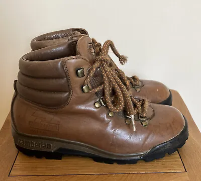 Zamberlan Womens Leather Sturdy Walking Hiking Boots UK Size 3 Eu 36 • £48