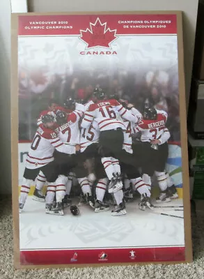 Rare 2010 Team Canada Olympic Champions Poster Jonathan Toews Shrink Wrapped • $21.24