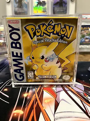 $750 • Buy MINT Pokemon Yellow Version: Special Pikachu Edition Complete In Box W/ Case