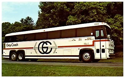 MC-9 Crusader II Coach Gray Coach Motorcoach Bus C.1970 Postcard Unposted • $4.99