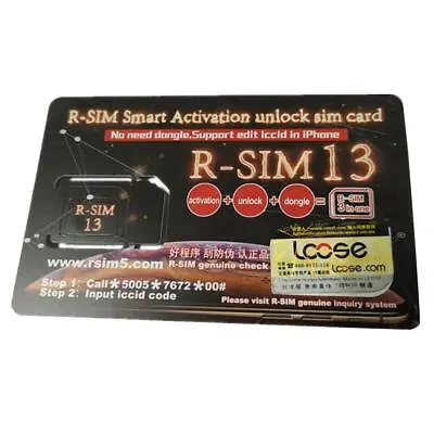 SIM Unlock Card R-SIM Smart 4G Card Unlock • £7.63