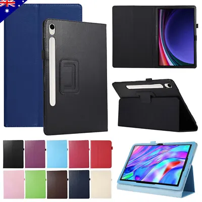 Flip Leather Stand Case Slim Cover For Samsung Galaxy Tab S9+/S9 FE Plus Tablet • $13.69