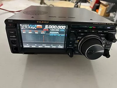 Yaesu FTDX-10 HF/50MHz 100- Owned By Senior Ham.  Excellent Condition. • $960