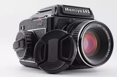 **NEAR MINT** Mamiya M645 Waist Level Finder + Sekor C 80mm F/2.8 + Cap From JPN • $469.99