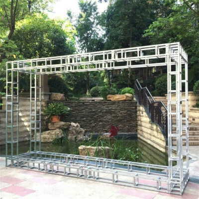 $149.90 • Buy 3/6/9 Sturdy DJ Truss Stand Square Frame Mobile Lighting Bar Disco Stand & Shelf
