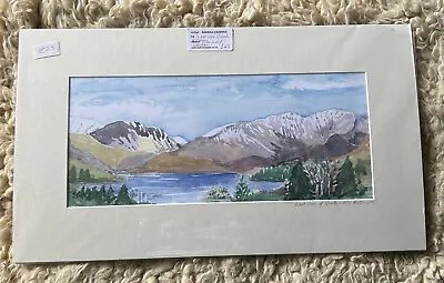 Original Lake District Watercolour Print By Barbra Cropper Artist 2016  • £25