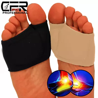 Pairs For Man Women Fabric Metatarsal Pads Sleeve Gel Sole Cushion Ball Of Foot • $10.79