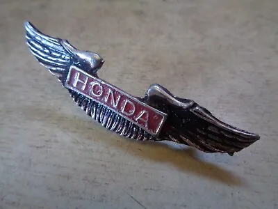 Vintage Honda Wings Pin Motorcycle Vest Hat Shirt Badge Cafe Biker Club Button • $9.99