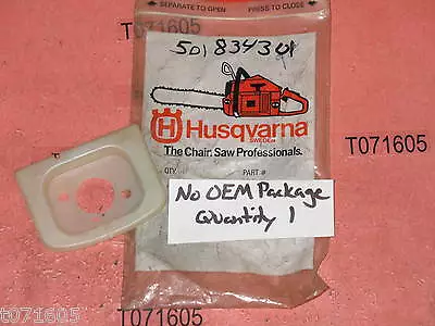 OEM Genuine HUSQVARNA 501834301 Sealing Disc Intake Gasket ~ 65 77 Chainsaw NOS • $21.99