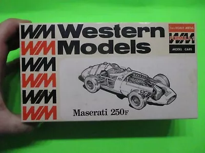 Western Models 1/24th Metal Model Kit Wf4 Maserati 250f Mib Unbuilt Rare • $155