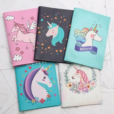 £3.45 • Buy Unicorn Passport Holder Cover Travel Documents Girls Women's UK Seller 
