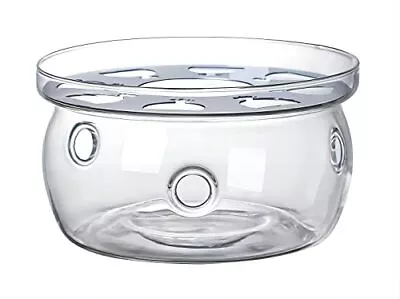 Glass Teapot Warmer High Heat Resistant Borosilicate Glass Tea Light Warmer 6 In • $20.23