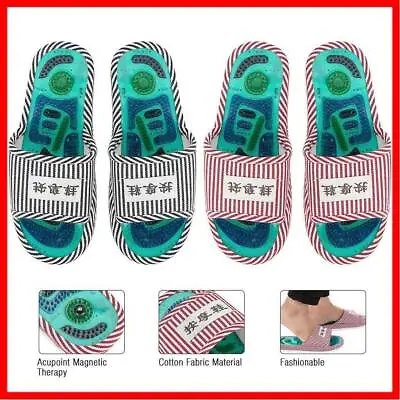 Reflexology Massage Slippers Sandal Feet Acupressure Acupuncture Therapy COB • $11.47