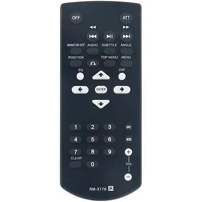 Rm-X170 Rmx170 Remote Control For Sony Xav-63/64/65 XAV68BT XAV-70BT XAV-AX100 • $29.99