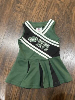 $9.99 • Buy New York Jets NFL Team Apparel Cheerleading Outfit Cheerleader Costume Size 18M