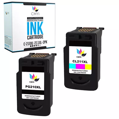 PG-210XL CL-211XL Ink Cartridges Lot For Canon 210XL 211XL Combo Pack Fits PIXMA • $18.69