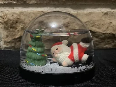 Vintage Christmas Santa Snow Globe 3.5” X 2.5” • $8.99