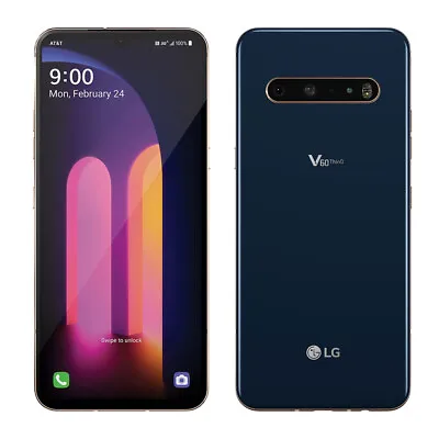 Original LG V60 ThinQ V600TM GSM Unlocked 6.8  5G Android Smartphone 256GB • $249.77