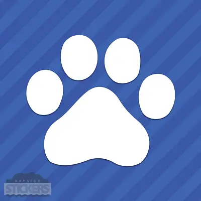 Paw Print Vinyl Decal Sticker Footprint Dogs Cats • $2.79