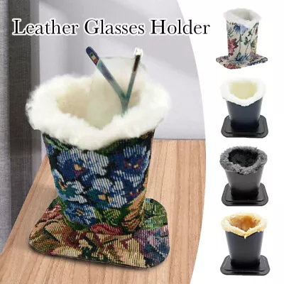 $14.88 • Buy Soft Plush Lined Glasses Desk Holder Eyeglasses Sunglasses Stand Anti Scratch