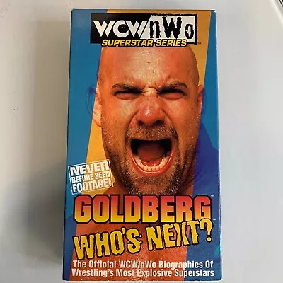 WCW/nWo - Goldberg: Whos Next (VHS 1999) Promo Screening Version • $24.84