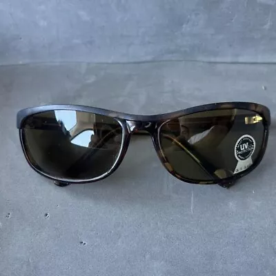 Vintage 1990s 90s  SLIM HIPPIE COOL SKATER STYLE  Brown SUNGLASSES • $9.99