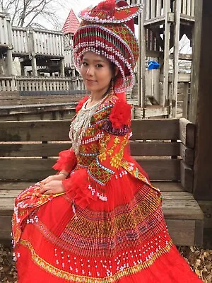 Beautiful Dress For Women Wear For Traditional Hmong Events | Handmade Materials • $350