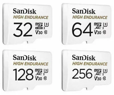 £8.99 • Buy 32GB 64GB 128GB 256GB Micro SD XC Card For Dash Cams & Home Security Cameras