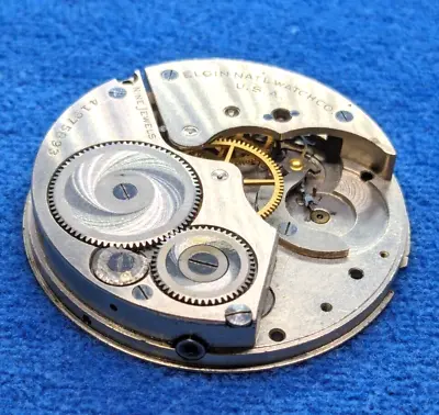 Pocket Watch Elgin National Watch Co Movement Parts Restore Jewelry Design Art • $11.50