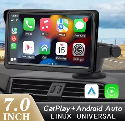 CarPlay Android Auto Car Radio Multimedia Video Player 7inch • £39.99