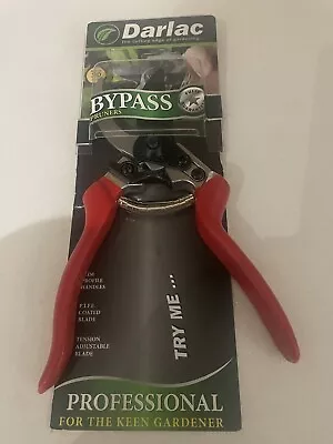 DARLAC DP30 PROFESSIONAL Bypass Pruners - 20mm Cut - Red Handle RIGHT HANDED • £8