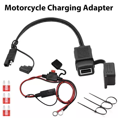 Waterproof Motorcycle 12v USB Power Socket Adapter Charger Outlet Motorbike  • $15.78