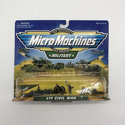 MICRO MACHINES MILITARY  #17  Civil War  (70019) New Sealed Package 1998-1999 • $50