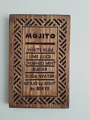 £7.49 • Buy Rustic Tiki Bar Wooden Decoration, Cocktail, Mojito.