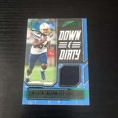 2020 Panini Playbook Down And Dirty Jerseys Green #10 Melvin Ingram III #'d /49 • $0.99