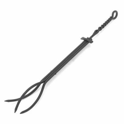 $70 • Buy Minuteman International Rope Design Tongs, Standard Single Fireplace Tool