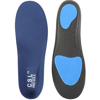 £4.95 • Buy Orthotic Insoles For Arch Support Plantar Fasciitis Flat Feet Insole Heel Pain 