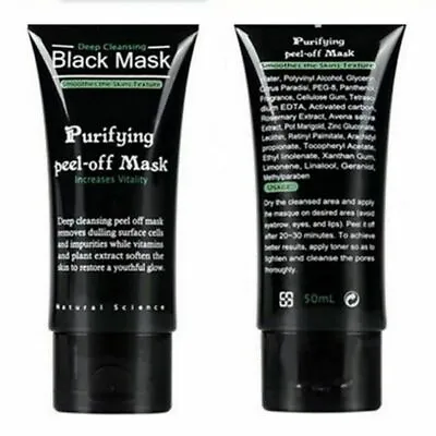 Nylea Charcoal Peel Off Blackhead Mask Blackhead Remover Black Mask Set • $6.79