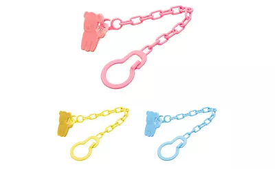 Silicone Baby Dummy Clip Personalised Pacifier Holder Chain Soother Strap • $7.90